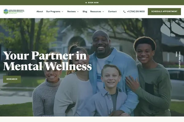 SETEIB Professional Services website designed by Skillsquared